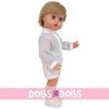 Mariquita Pérez und Juanín Perez Puppen 50 cm - Gelbes Kleid 2024 + Gestreiftes Hemd 2024