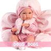 Llorens Puppe 35 cm - Bimba mit rosa Kissen