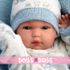 Llorens Puppe 35 cm - Bimbo hellblauem