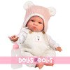 Llorens Puppe 38 cm - Lara Heulsuse mit Winterausstattung