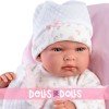 Llorens Puppe 40 cm - Nica Neugeborenes mit rosa Kissen