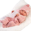 Llorens Puppe 40 cm - Neugeborenes Nica mit weißem Kissen