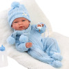 Llorens Puppe 40 cm - Neugeborenes Nico mit weißem Kissen