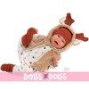 Llorens Puppe 40 cm - Das neugeborene Mimi-Rentier lächelt