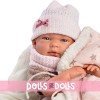 Llorens Puppe 40 cm - Neugeborene Nica-Sterne mit Kissen