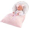 Llorens Puppe 40 cm - Tina Neugeborenes mit rosa Schlafsack