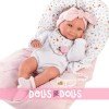 Llorens Puppe 40 cm - Tina Neugeborenes mit rosa Säckchen