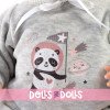 Llorens Puppe 42 cm - Neugeborenes Mimi Heulsuse mit Space-Babyschale