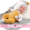 Llorens Puppe 40 cm - Neugeborenes Mimi Heulsuse mit Decke