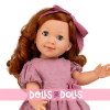 Carolina Puppe 45 cm - Rothaarige mit rosa Kleid