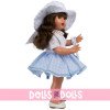 Mariquita Pérez Puppe 50 cm - Blauer Rocksatz