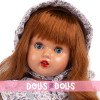 Mariquita Pérez Puppe 50 cm - Fliederfarbenes Kleid mit Blumendruck