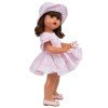 Mariquita Pérez Puppe 50 cm - Rosa geblümtes Kleid