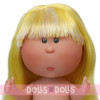 Nines d'Onil Puppe 23 cm - Little Mia mit glattem, blondem Haar mit Strähnchen und Pony - Ohne Kleidung