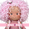 Nines d'Onil Puppe 23 cm - Little Pippa mit rosa Wollhaar