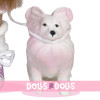 Nines d'Onil Puppe 23 cm - Little Pippa Zöpfe mit Maskottchen
