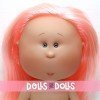 Nines d'Onil Puppe 30 cm - GELENKTE Mia - Mia mit Rosa glattes Haar - Ohne Kleidung