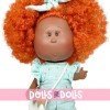 Nines d'Onil Puppe 30 cm - Mia mit roten Haaren in einem hellblauen Kleid