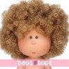 Nines d'Onil Puppe 30 cm - Mia mit lockigem blondem Haar - Ohne Kleidung