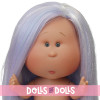 Nines d'Onil Puppe 30 cm - Mia mit mehrfarbigem Haar und Strähnen - Ohne Kleidung