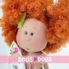 Nines d'Onil Puppe 30 cm - Mia Sommer mit lockigen roten Haaren und Badeanzug