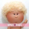 Nines d'Onil Puppe 30 cm - GELENKTE Mio - Mio Blond mit lockigem Haar - Ohne Kleidung