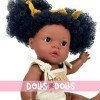 Nines d'Onil Puppe 37 cm - Joy schwarzes Mädchen mit Zöpfen