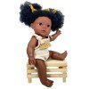 Nines d'Onil Puppe 37 cm - Joy schwarzes Mädchen mit Zöpfen