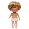 Nines d'Onil Puppe 23 cm - Little Mio blond mit grauen Augen - Ohne Kleidung