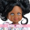 Paola Reina Puppe 32 cm - Las Amigas - Cleo mit blauem Blumenkleid und blauen Schuhen
