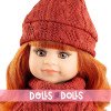 Paola Reina Puppe 32 cm - Las Amigas - Cleo in geblümtem Kleid und rotem Pullover