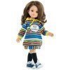 Paola Reina Puppe 32 cm - Las Amigas - Eva mit "Never Stop Dreaming"-Sweatshirt