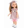 Paola Reina Puppe 32 cm - Las Amigas - Pili mit rosa Quadraten im Set