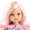 Paola Reina Puppe 32 cm - Las Amigas - Rosa mit Blumenkleid und Tasche
