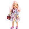 Paola Reina Puppe 32 cm - Las Amigas - Rosa mit Blumenkleid und Tasche