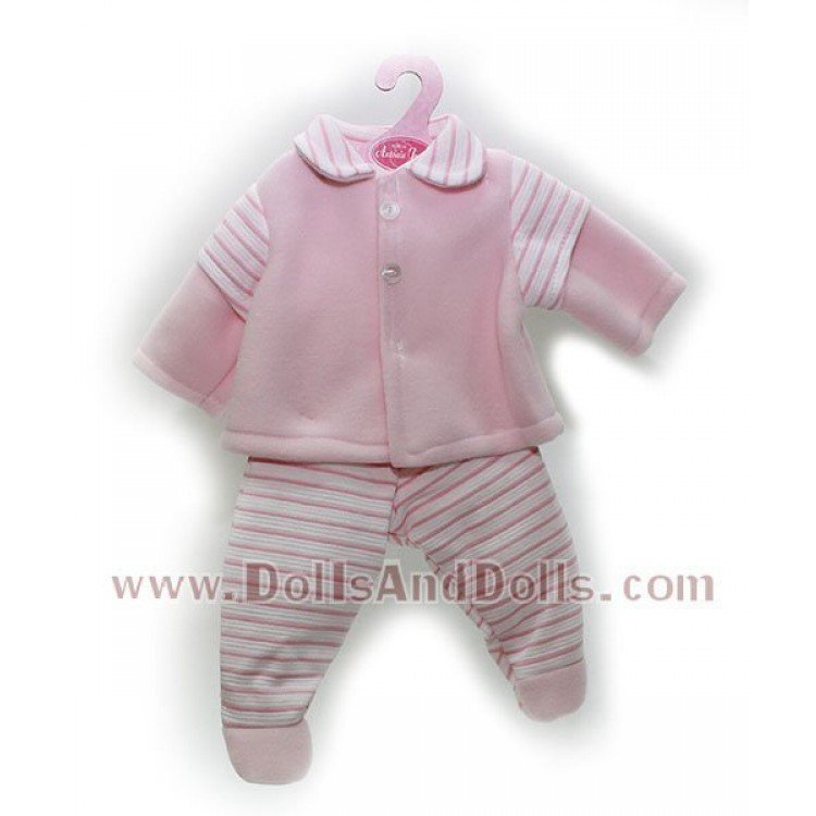 Pijama rosa Rayas 40-42 cm