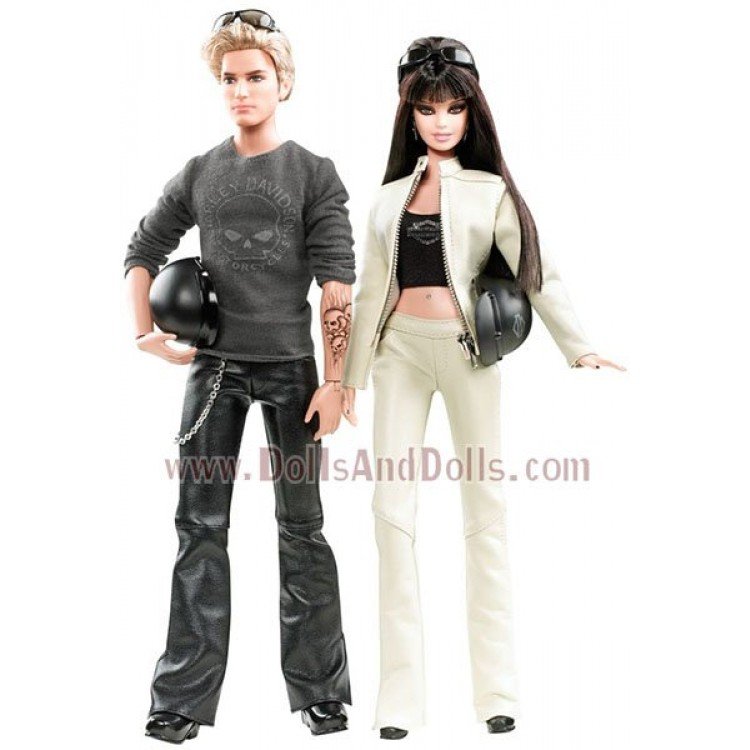 Harley Davidson Barbie und Ken R9911 Dolls And Dolls Sammlerpuppenladen