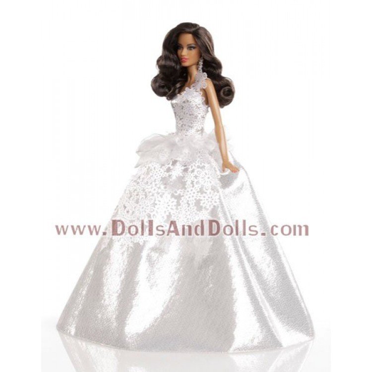 2013 Holiday Barbie Puppe Afroamerikaner - X8272
