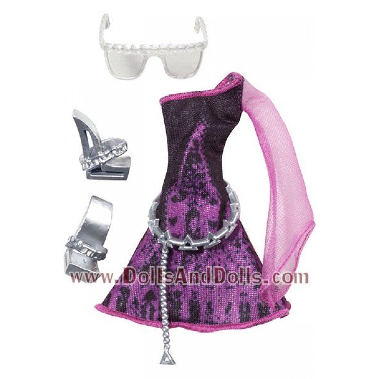 Monster High Puppenoutfit 27 cm - Kleid für Spectra Vondergeist