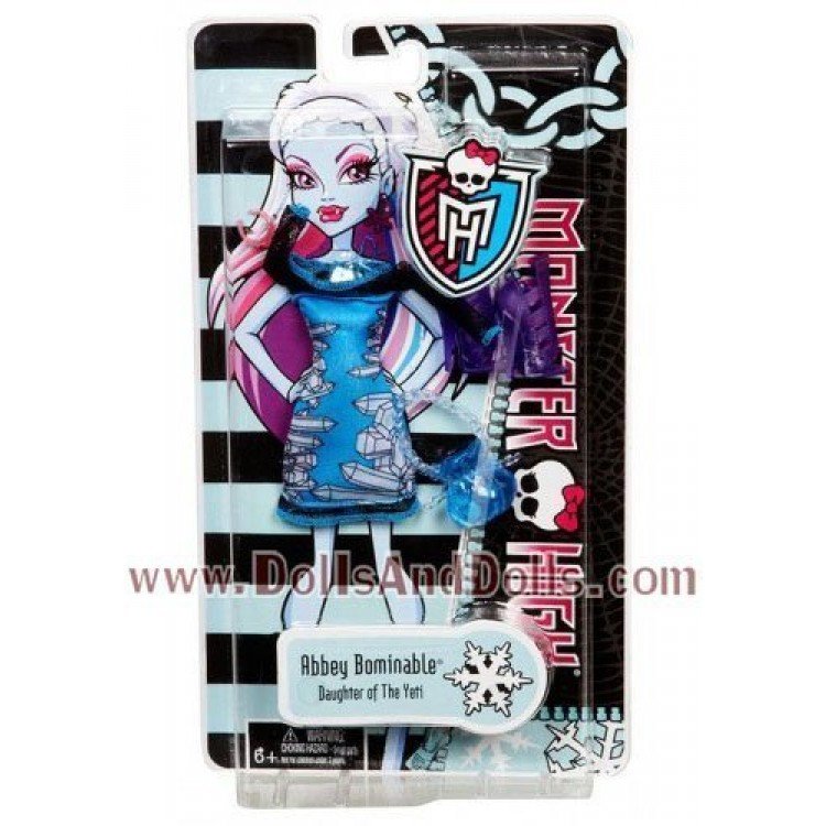 Monster High Puppenoutfit 27 cm - Kleid für Abbey Bominable