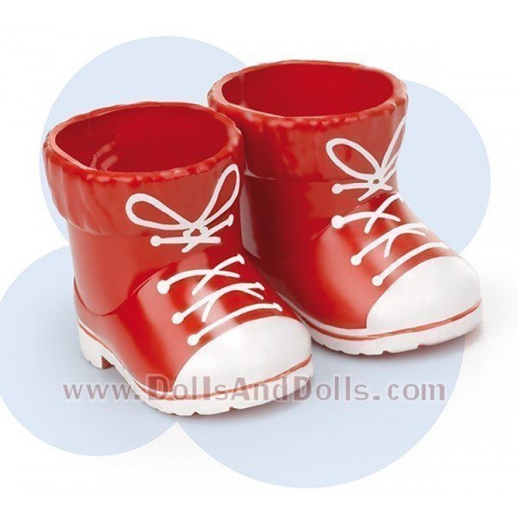 Zapatos y calcetines Nenuco - Botas rojas