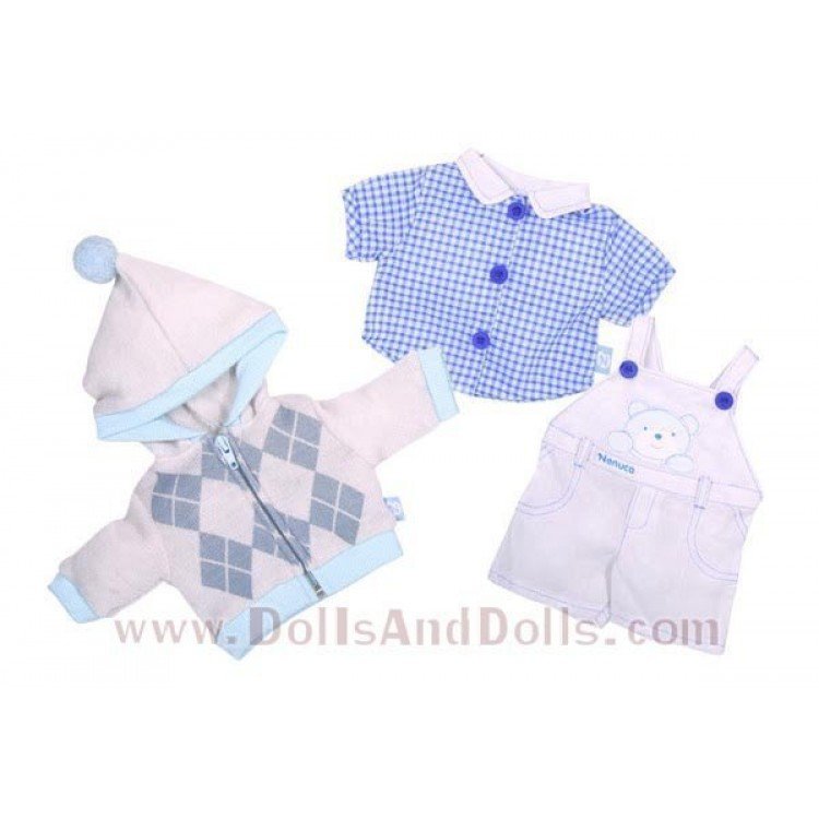 Ropita deluxe Nenuco - Blaues Set Junge