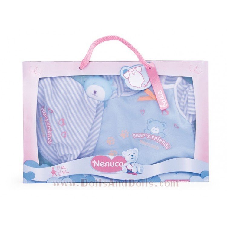 Ropita básica Nenuco - Körpermanga corta azul