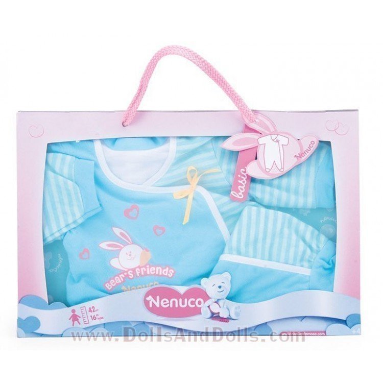 Ropita básica Nenuco - Pijama turquesa