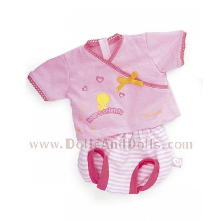 Ropita básica Nenuco - Camiseta ranita rosa