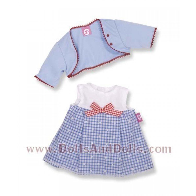 Ropita casual Nenuco - Vestido cuadros con chaqueta