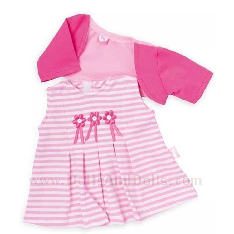 Ropita fantasía Nenuco - Vestido rayas rosa chaqueta