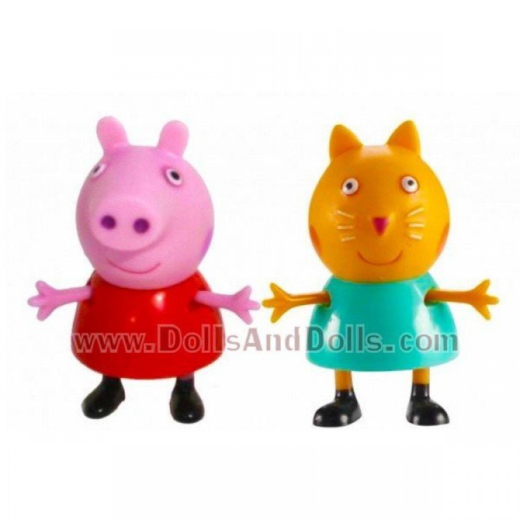 Figuren Peppa Pig und Candy Cat