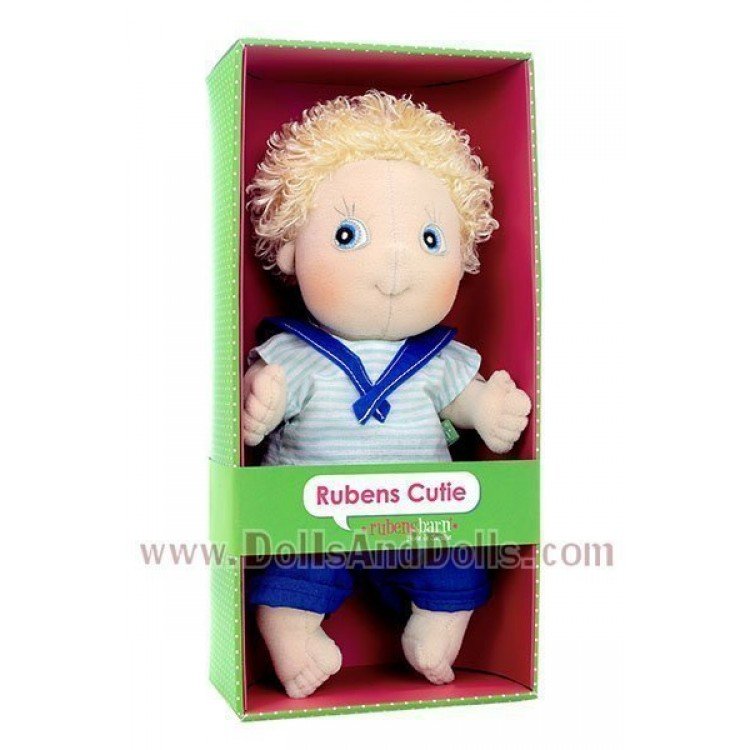 Rubens Barn Puppe 32 cm - Rubens Cutie - Adam