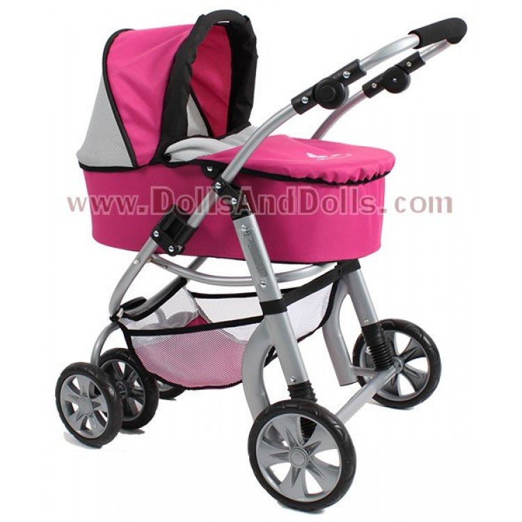 Combi de silla y capazo Chic Joyrider Fucsia